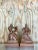An exceptional pair of vintage hand-carved figural table lamps by the highly collectible Heifetz studio, each beautifully...