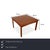 A coffee table that demonstrates the impact of skilled craftsmanship. The square top is framed by a solid wood surround...
