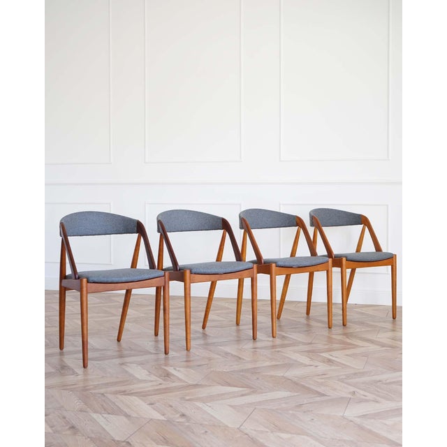 Danish Model 31 Dining Chairs by Kai Kristiansen for Schou Andersen Møbelfabrik, 1950s, Set of 4 For Sale - Image 15 of 15