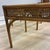 Traditional 1960s Palm Beach Regency Mid-Century Bamboo & Lattice Rattan Glass Top Side Table Pair For Sale - Image 3 of 4