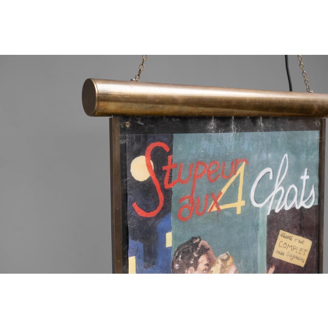 Gold Illuminating Advertising Sign, 1930 For Sale - Image 8 of 11