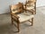 Vintage Danish Razorblade Oak Lounge Chairs by Henning Kjærnulf, 1960s, Set of 2 For Sale - Image 10 of 12