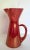 Vintage Hand Blown Glass Pitcher With Glass Stir Stick For Sale - Image 4 of 7