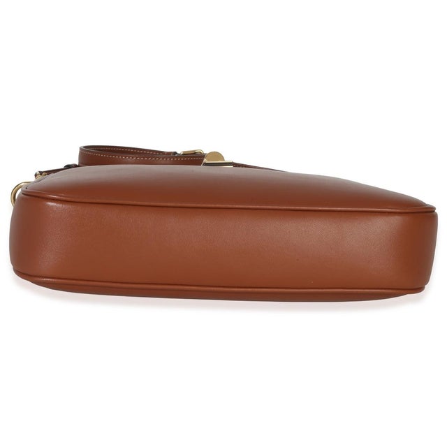 2020s Tan Smooth Calfskin Small Camille 16 Soft Shoulder Bag For Sale - Image 5 of 8