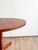 Brown Mid-Century Modern Danish Round Teak Dining Table with Extensions For Sale - Image 8 of 18