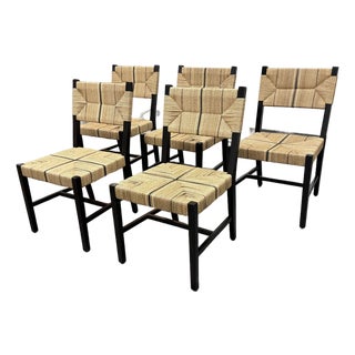 Serena & Lily Carson Dining Side Chairs, Set of Five For Sale