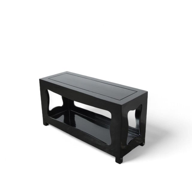 Asian Modern Asian Sofa Back Table For Sale - Image 3 of 5