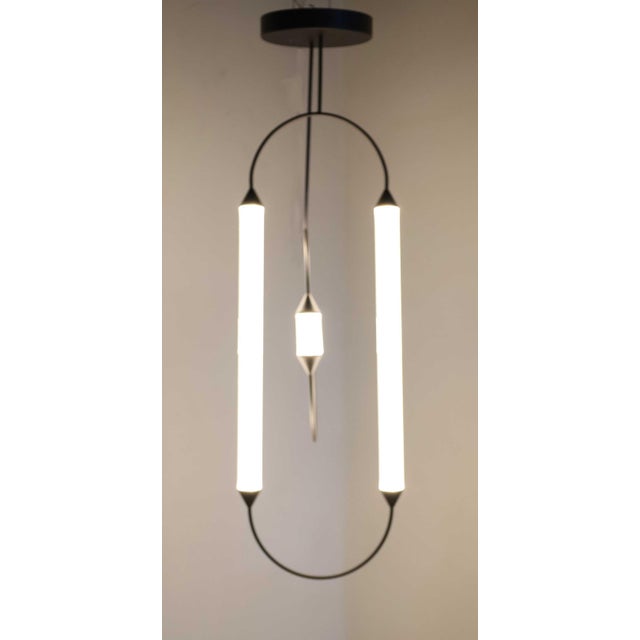 2020s Giopato & Coombs Cirque Chandelier in Brushed Bronze For Sale - Image 5 of 8
