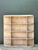 Tan Vintage Washed Wood Wide Etagere For Sale - Image 8 of 12