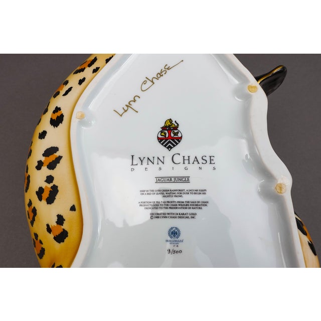 Ceramic Late 20th Century Lynn Chase Jaguar Jungle Porcelain Covered Tureen, Signed For Sale - Image 7 of 11