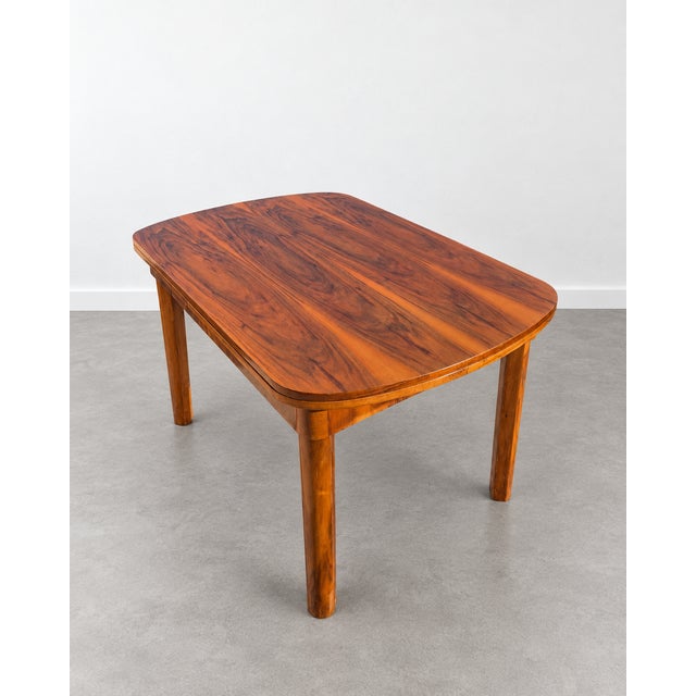 Brown Art Deco Extendable Dining Table from Ruscheweyh, 1930s For Sale - Image 8 of 8