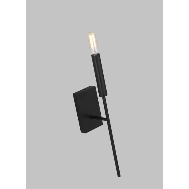 Modern ED Ellen DeGeneres by Visual Comfort Studio Brianna Tail Sconce, Aged Iron For Sale - Image 3 of 10