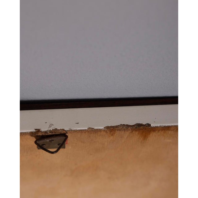 Vintage Wooden Wall Mirror by the Sbrilli Brothers, 1970s For Sale - Image 10 of 11