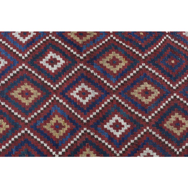 1930s Colorful Turcoman Flatweave Floor Kilim-10' X 4' 9'' For Sale - Image 10 of 14