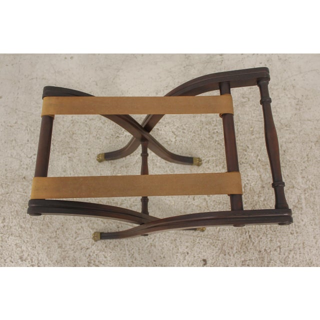 Ferguson Regency Style Vintage Tray Top Server Table For Sale - Image 11 of 13