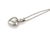 Tiffany and Co. Tiffany & Co. French Pave Diamond Platinum Heart Pendant Necklace For Sale - Image 4 of 7
