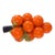 1960s Mid-Century Modern Bright Orange Lucite Grape Cluster" For Sale