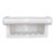 Reclaimed White Ceramic Bathroom Soap Dish With Handle For Sale