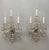 Theresian Wall Lamps with Crystal Trimmings, Set of 2 For Sale - Image 3 of 11