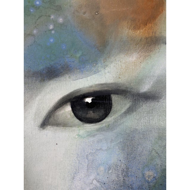 Silawit Poolsawat, Asian Beauty, 2000s, Acrylic Painting on Canvas, Framed For Sale - Image 8 of 10