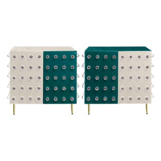 Dry Bars in Murano Glass by Justfurnituress, Italy, Set of 2 For Sale