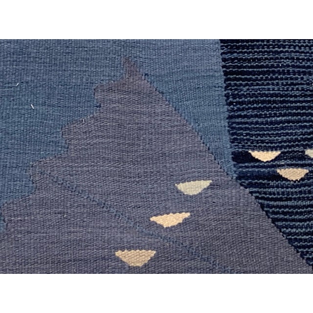 Textile Modern Swedish Style Flat Weave Wool Rug by Doris Leslie Blau For Sale - Image 7 of 8