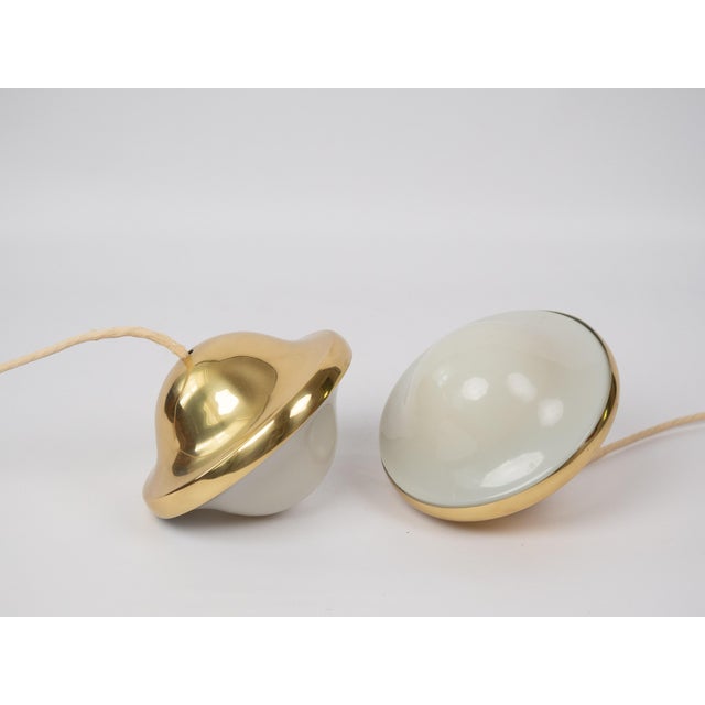 Vintage Danish Pendant Lamps Bubi by Henning Kuppel for Louis Poulsen, 1972, Set of 2 For Sale - Image 6 of 13