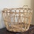 Boho Chic Natural Rattan Laundry / Storage Basket For Sale - Image 10 of 12