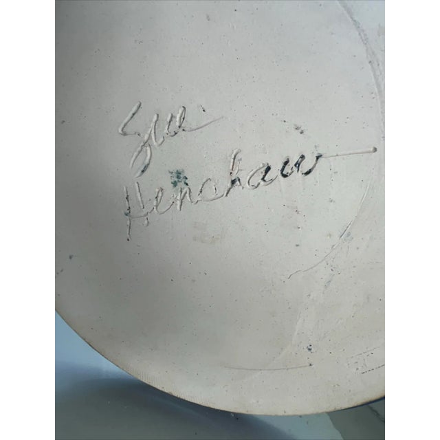 Palissy Majolica Style Wall Plate Fish Dinner Studio Pottery For Sale In Jacksonville, FL - Image 6 of 9