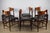 Wood Chairs in Teak and Black Imitation Leather by Gianfranco Frattini, 1960s, Set of 6 For Sale - Image 7 of 18