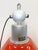 Large Industrial Red Painted Factory Lamp from Elektrosvit, 1960s For Sale - Image 12 of 16