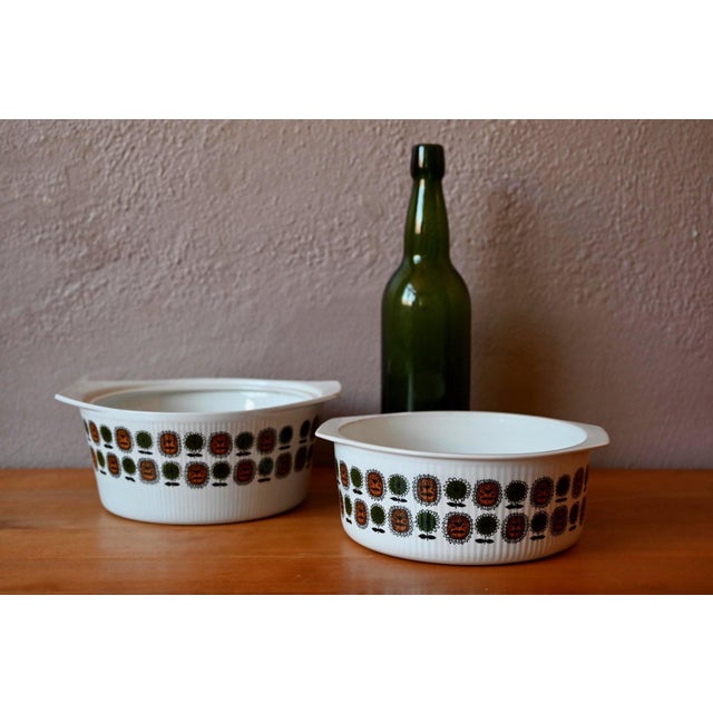 Ceramic Floral Porcelain Ovenproof Casseroles by Digoin Sarreguemines, 1970s For Sale - Image 7 of 7