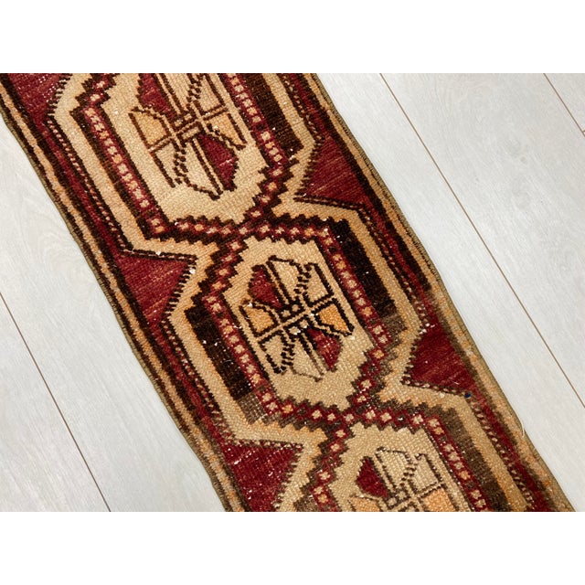 1960s Geometric Vintage Anatolian Rug For Sale - Image 5 of 5