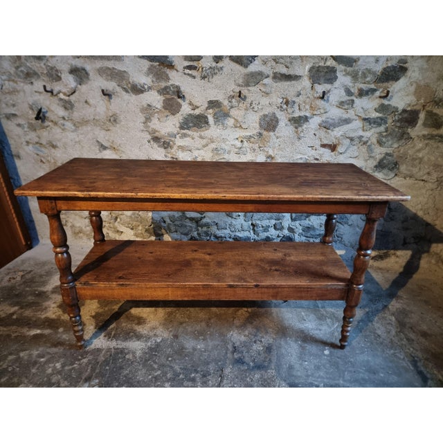 Antique French Console or Serving Table, 1880-1920 For Sale - Image 12 of 18