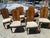 Copper 1990s American of Martinsville Campaign Light Wood & Cane Dining Chairs For Sale - Image 8 of 12