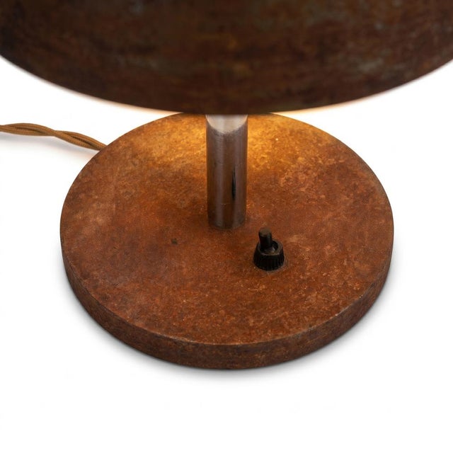 Copper Lamp in the style of Louis Kalff, 1950s For Sale - Image 8 of 9