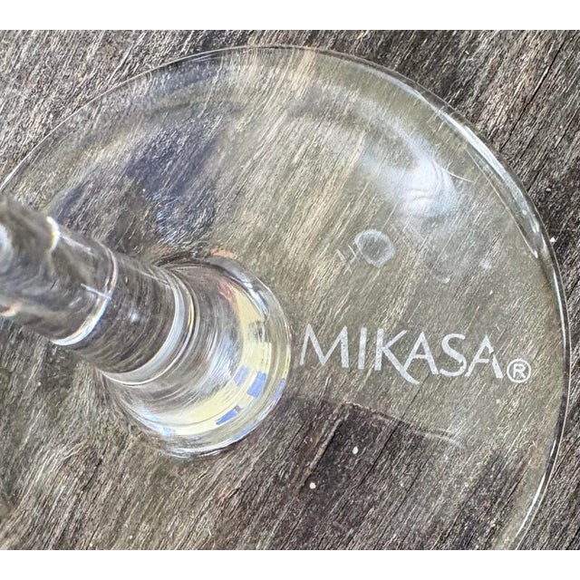 Ruby Red Late 20th Century Mikasa Cheers Ruby Red Etched Champagne Flutes, Set of 4 For Sale - Image 8 of 8