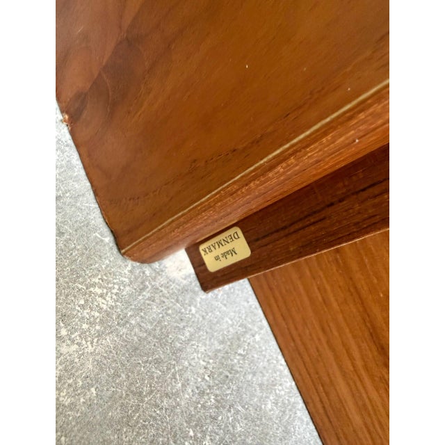 Mid-Century Modern Danish Teak Full Size Bed With Built-in Nightstands – Scandinavian Design 1960s For Sale - Image 3 of 10