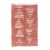 Tribal Linear Diamond Hand-Knotted Wool Rug | 10'7" X 6'9" | One of a Kind For Sale