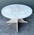 Vintage Boho Travertine Center Hall Table For Sale - Image 10 of 11
