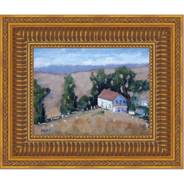 Textile "Harmony, CA" Contemporary Impressionist Style Landscape Oil Painting For Sale - Image 7 of 11
