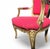 A decorative vintage french louis xv style armchair with a wonderfully elegant and colourful appearance. This charming...