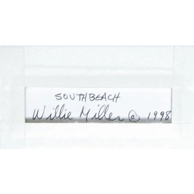 Artist: Willie Miller, American (1940 - ) Title: South Beach Year: 1998 Medium: Color Photograph Size: 12 in. x 18 in....