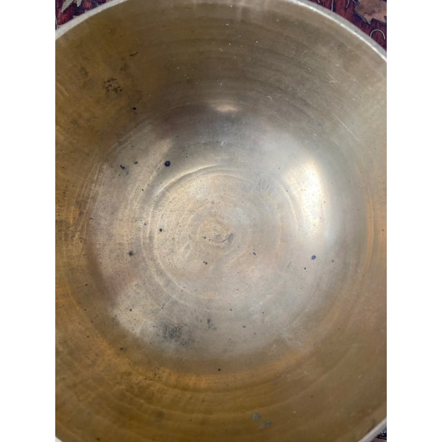 Bronze Vintage Tibetan Singing Bowls, Pair For Sale - Image 8 of 8