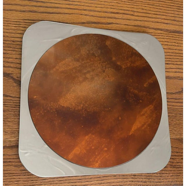 1960s Mid Century Modern Bouilett Bourdelle Serving Tray Minimalist Luxury Entertaining Wedding - Set of 2 For Sale - Image 6 of 13