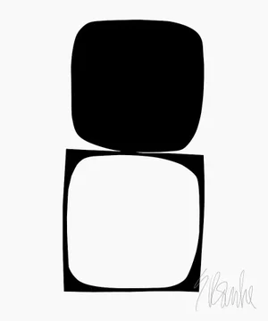 The Potential of the Square No. 4 Fine Art Print 45" X 55" by Liz Roache