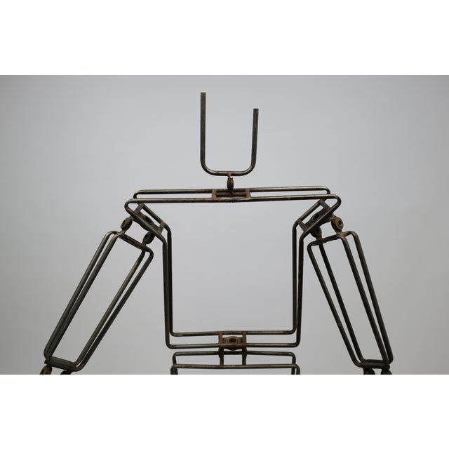 Early 20th Century Early 20th Century Articulating Tubular Steel Mannequin For Sale - Image 5 of 12