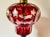 Antique Red Bohemian Glass Lamp For Sale - Image 4 of 10
