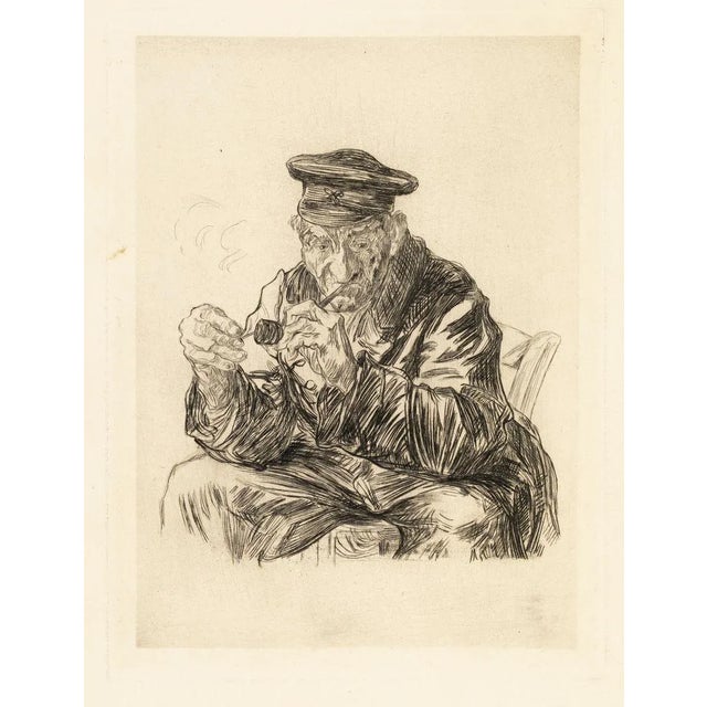 M-106158 - Etching on paper - 19th Century Late 19th Century For Sale - Image 3 of 3