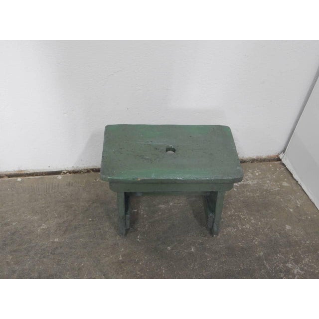Fir Wood Stool, 1960s For Sale - Image 3 of 11